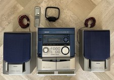 AIWA NSXBL14-Hifi/Stereo 3 Dischi CD/AM/FM/Cassetta/Radio/Telecomando-Perfetto