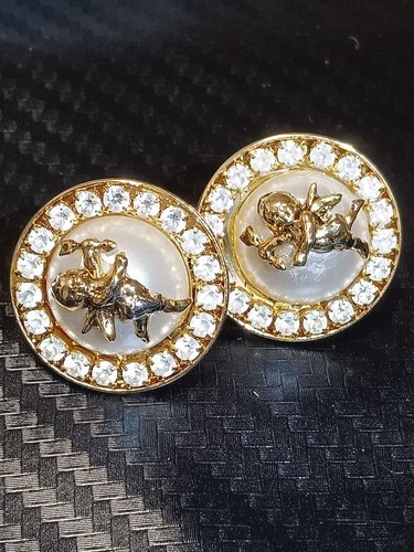 Orecchini angelo vintage oro - orecchini,