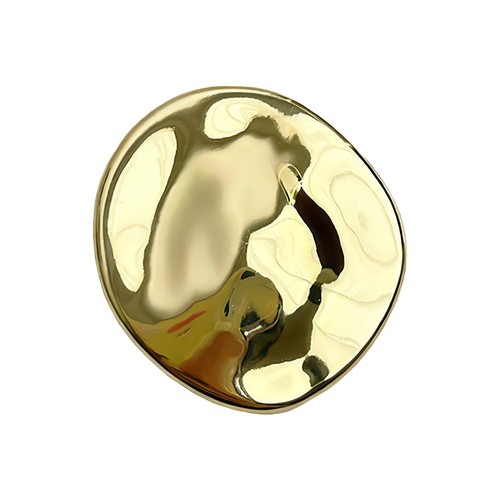 Spilla rotonda irregolare oro - irregolare,