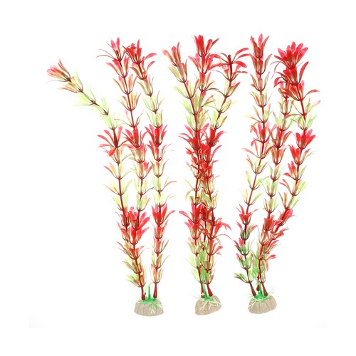 3pz acquario plastica piante - 3pz,