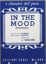 spartito musicale in the mood jazz canto chitarra fisarmonica razaf devilli