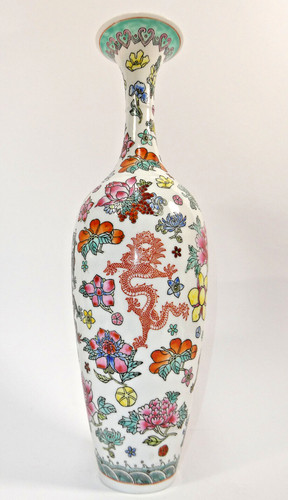 Vaso porcellana uova - vaso, in