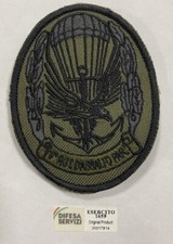PATCH MILITARE INCURSORI 9° REGGIMENTO PARACADUTISTI COL MOSCHIN ORIGINALE