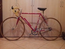 bicicletta d'epoca da corsa MARASTONI ristrutturata con pezzi originali d'epoca