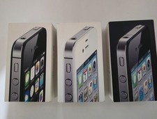 2 scatole vuote iphone 4s + 1scatola  iphone 4 da collezzione