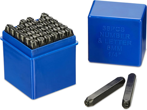 Set punzoni lettere - da,