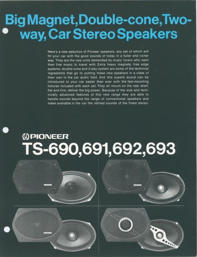 Pioneer 690 691 692 693 - ts-690,