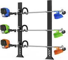 Rastrelliere Mangiaerba per Rimorchio Aperto, 3 Posti Rastrelliere Decespugliatore Resistenti per Open Tra