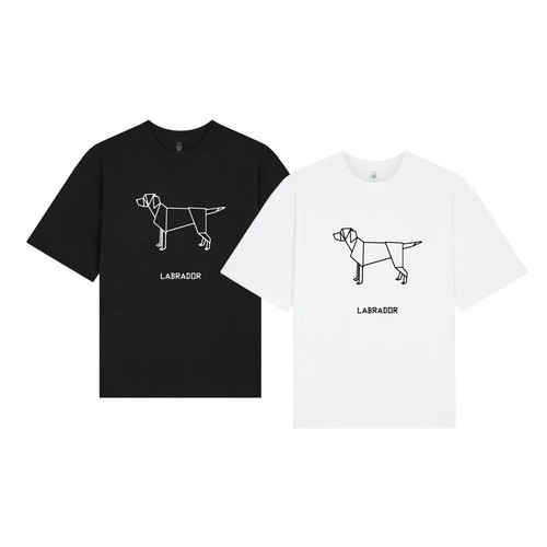 Shirt labrador origami - labrador,