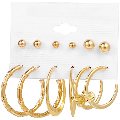 Orecchini lega oro - in, d'oro