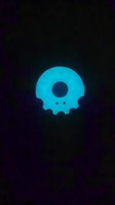 Playge Clops Skall RE Patch Ranger Eye PVC - Teschio Luminoso EDC Teal