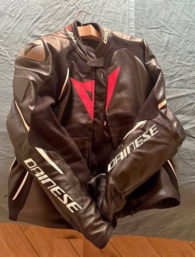 Airbag leather jacket dainese - leather,