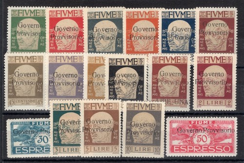 Fiume 1921 francobolli della - 1921,