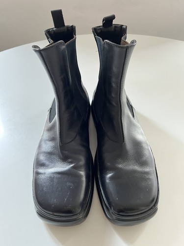 Scarpe stivali prada pelle - scarpe,