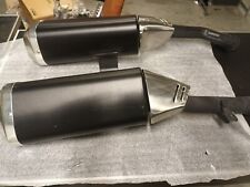 coppia terminali scarico suzuki usati colore nero opaco nr1