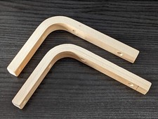 COPPIA DI REGGIMENSOLA BOLIS ELLE LEGNO NATURALE 15 X 12 X 2 CM