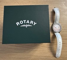 Orologio donna rotante quadrante rosa batteria nuova mai indossato 