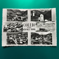COLLIO M. 1000 ALTA VALLE TROMPIA  CARTOLINA CON FRANCOBOLLO VIAGGIATA 1956