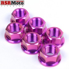 Kawasaki Z750 (2004-2014) Z800 (2013-2018) Dadi pignone in titanio, viola