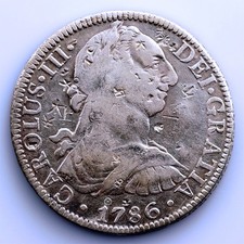 Spain carlos iii 8 - sc., reales