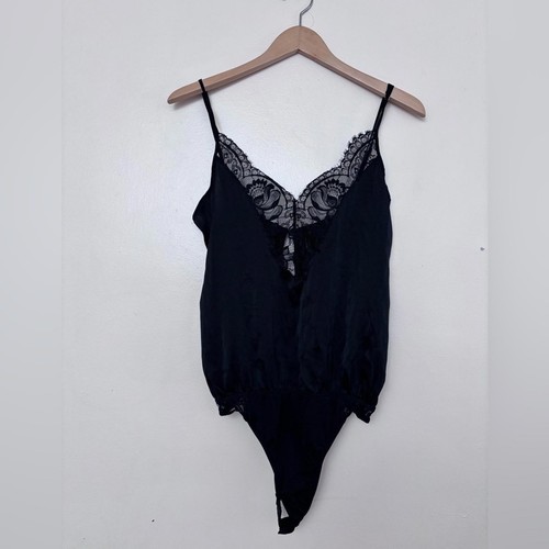 Body nero con orlo - , pizzo