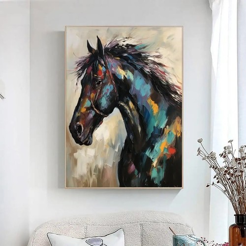 Quadro olio tela astratto - olio,