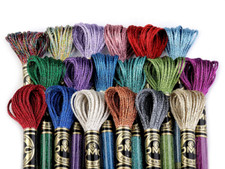 MOULINE' METALLIZZATO PERLATO DMC Light Effects art. 317w - ricamo punto croce