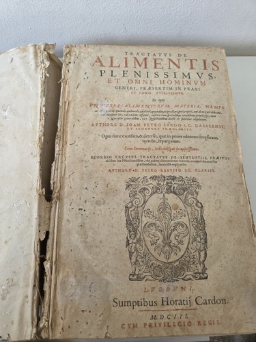 Libro antico 1652 tractatus - “libro,