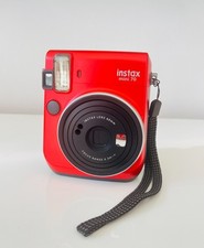 Fujifilm Instax Mini 70 - RED rare + CASE - testata WORKING