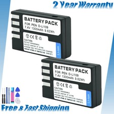 2x Batteria D-Li109 per Pentax