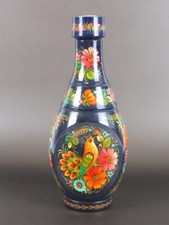 Bottiglia vetro e legno