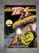 TUTTO TEX 50 I FIGLI DELLA NOTTE WILLER COMICS NOVEL FUMETTO