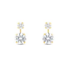 Orecchini Punto Luce Bianco