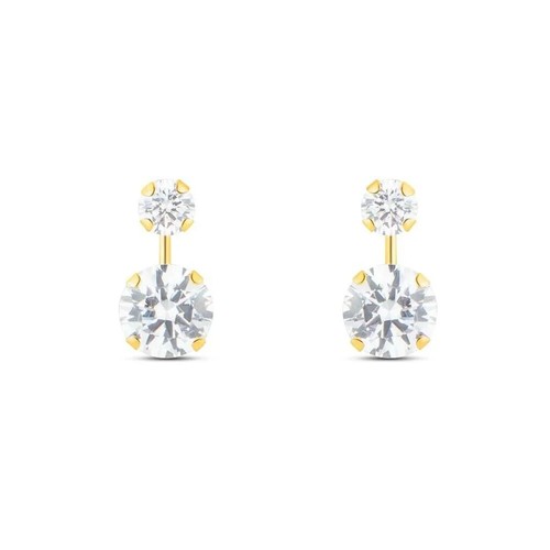 Orecchini punto luce bianco - orecchini,