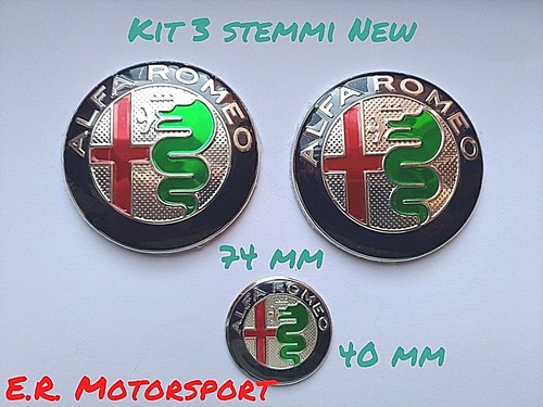 Kit stemmi 74mm 40mm new - stemmi,
