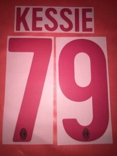 KIT KESSIE 79 ROSSO X MAGLIA CALCIO MILAN 17-18 NUOVO NEW 