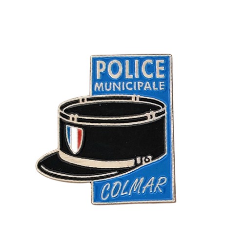 Spilla bavero cappello polizia