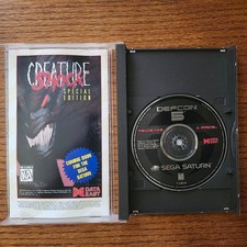 Defcon 5 Sega Saturn CIB good