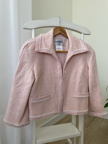 Chanel tweed pink cropped - chanel,