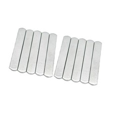 10x Piastre in acciaio per giubbotto zavorrato Piastre per giubbotto