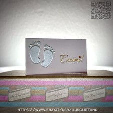 10 BIGLIETTINI BOMBONIERE -