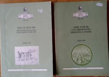 2 cataloghi d'asta Franco Semenzato disegni dell'800 e libri antichi - 1990