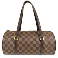 Borsa a mano originale Louis Vuitton Papillon 30 Damier Ebene N51303 MB0079 Made in France