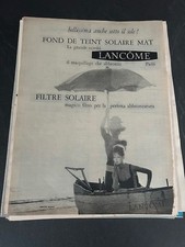 Pubblicità d'epoca reclame originale stampa pubblicitaria pagina intera Lancome