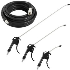 TUBO ARIA COMPRESSA TECPO 10m TUBO ARIA + 3 PISTOLE SOFFIAGGIO PISTOLA ARIA COMPRESSA