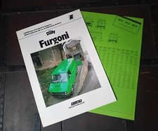 IVECO DAILY FURGONI 30.8 35.8 40.8 OLDTIMER BROCHURE + FICHE TECNICA 1979