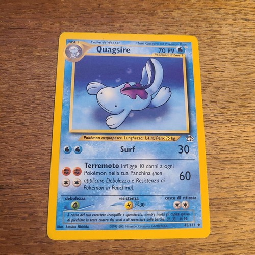 Quagsire 111 neo genesis - quagsire,