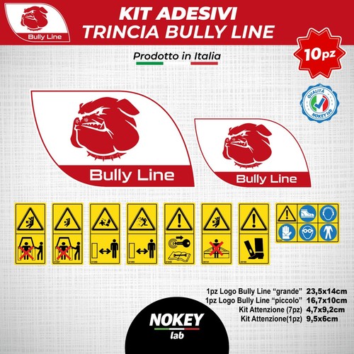 Kit adesivi trincia bully - , line