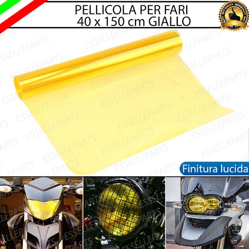 Pellicola fari adesiva giallo - pellicola,