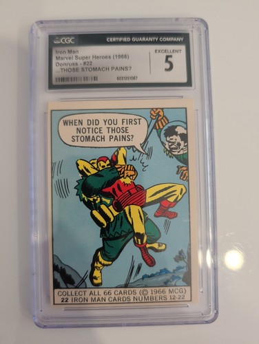 1966 donruss marvel iron man - donruss,